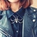 Peter Pan Skull Chain Collar Bib