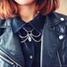Peter Pan Skull Chain Collar Bib