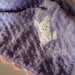 Personalized minky baby blanket- lavender and pink baby bunny- lovey blanket