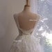 Iris - Retro Style Bridal Gown. Ivory Lace Tea Length Wedding Dress. Vintage Look.