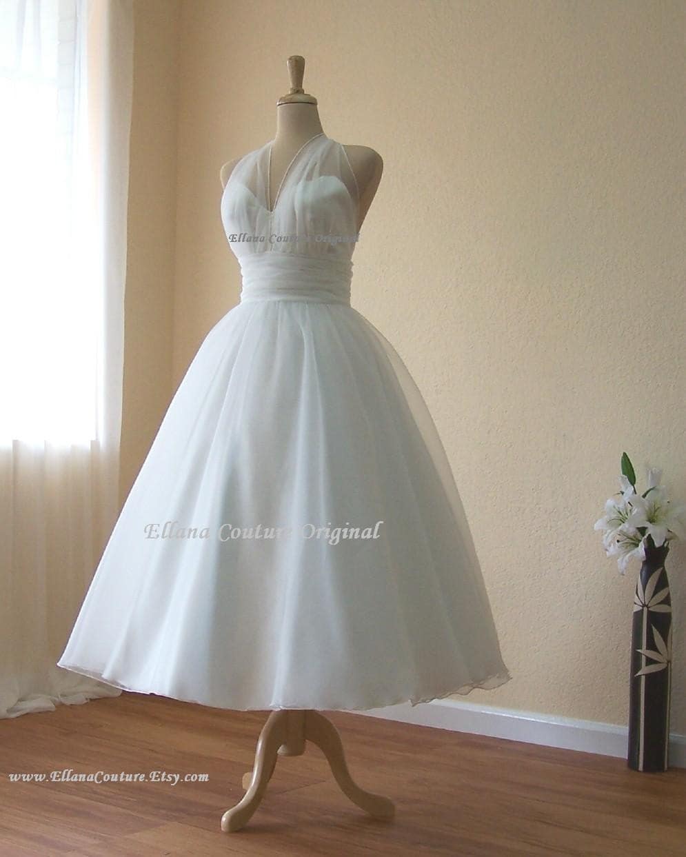 tea-length wedding dresses