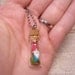 Tiny Terrarium with Gnicholas the Garden Gnome Necklace