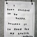 Voltaire Quote Ceramic Plaque