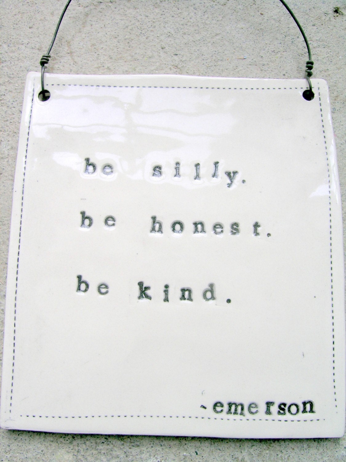 plaque emerson quote. MADE TO ORDER
