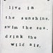 plaque emerson quote.  MADE TO ORDER