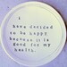 5" dish voltaire quote.  MADE TO ORDER