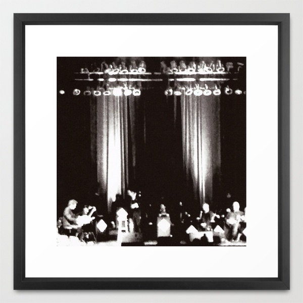 A Night at the Symphony 20x20 Digital Black & White Print