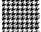Houndstooth Reusable Stencil - for fabric, wood, paper, canvas, walls - 8x8