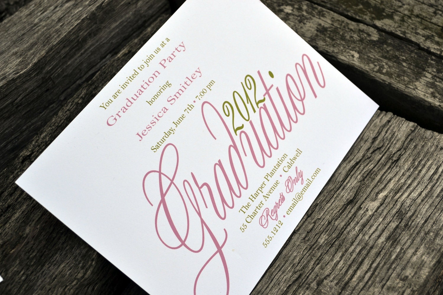 Fancy Graduation Invitation or Announcement