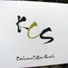 Monogram Note Cards Personalized Brush Stroke Set of Stationery