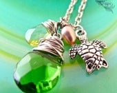 Sea Turtle Necklace Hawaiian Honu Jewelry by Mermaid Tears Hawaii