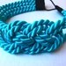 Neon blue sailor knot headband
