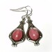 Rose Pink Earrings, Pink Silver Floral Filigree Earrings, Victorian Earrings, Pearl Pink Earrings, Dangle Earrings - Blushing