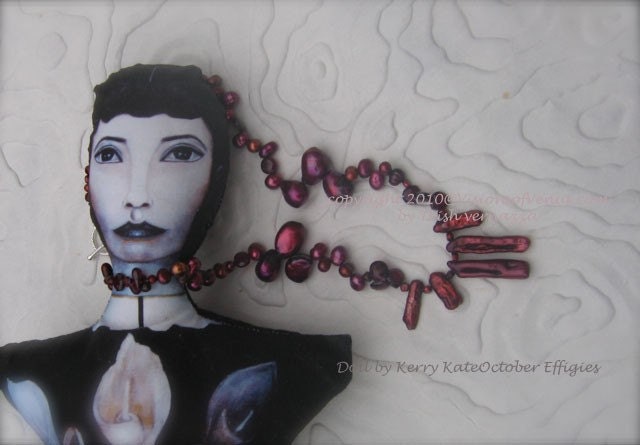 Oh Ruby I Love you - Red Pearl Necklace