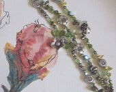 Peridot in Bloom Glistening Green Bracelet