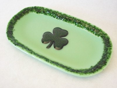 Spring Shamrock Cache Dish/Soap Dish