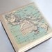 Map Of Australia Wood Square Box