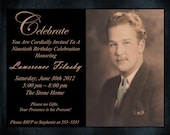 90th Birthday Digital Printable Invitation