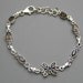 Kim Smoky Quartz Sterling Silver Bridal Bridesmaid Wedding Gift Handmade Earthy Brown Bracelet