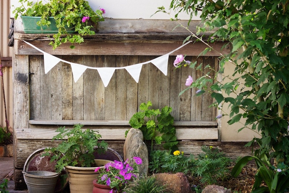 White Bunting Good Will Bunting Pure White