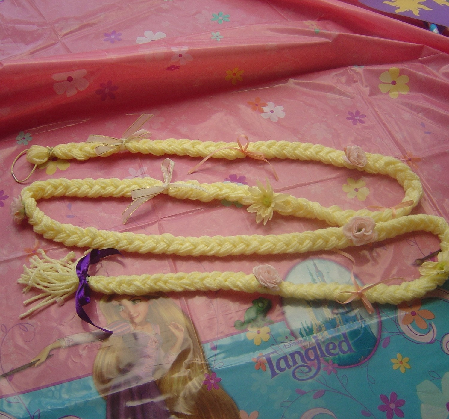 Four to Five Foot Rapunzel Tangled Hair Braid- Birthday/Dress-up