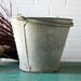 French Zinc Garden Pail