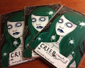 creep postcard print set