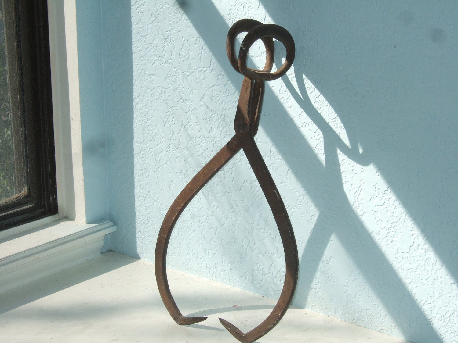 Large Antique Ice Tongs