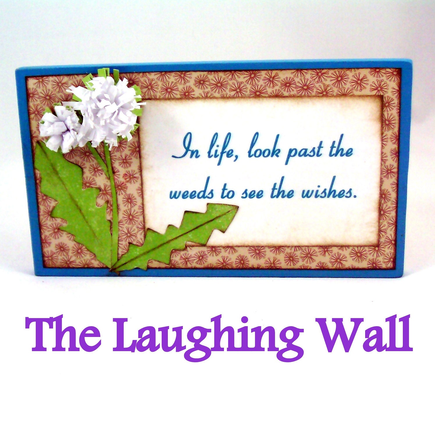 Dandelion Plaque