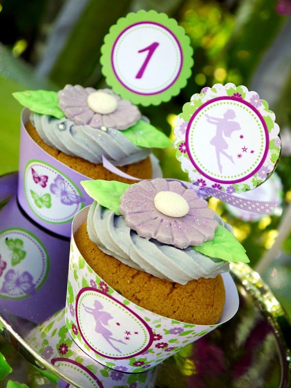 Pixie Fairy Garden Party Complete Printable Collection - Personalized by US with NAME and AGE