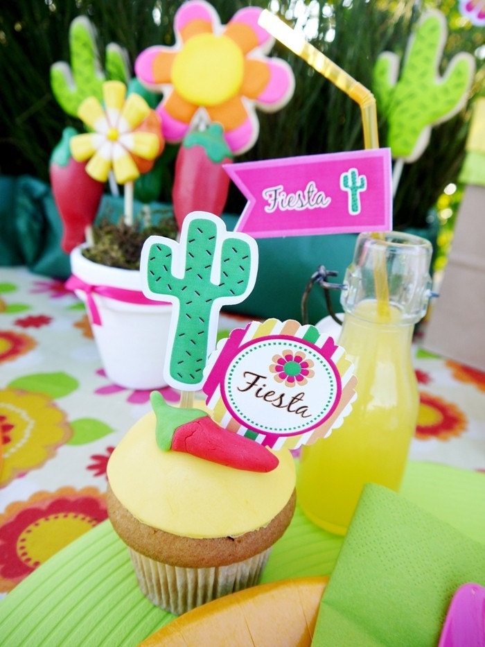 Pinata Party Complete Printable Collection - Personalized by US with your NAME and AGE