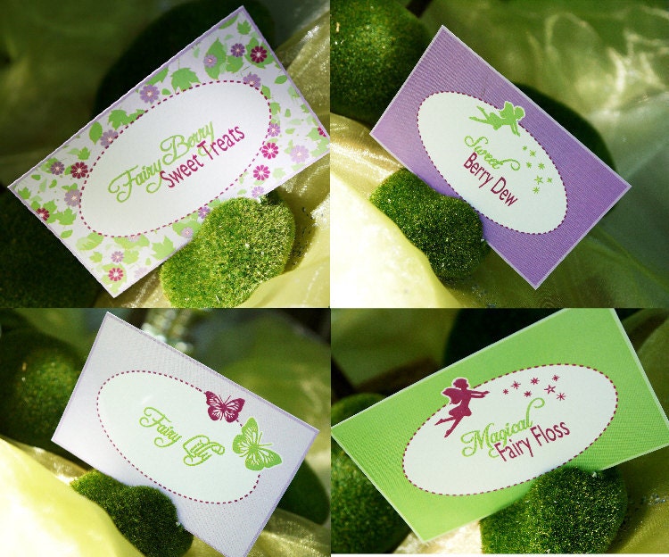 Pixie Fairy Garden Party Complete Printable Collection - Personalized by US with NAME and AGE