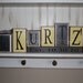 Personalized Name Wood Block Set . . . great for wedding home decor primitive gift personalized wood sign boy girl baby family