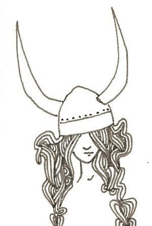 Norse Braids - print