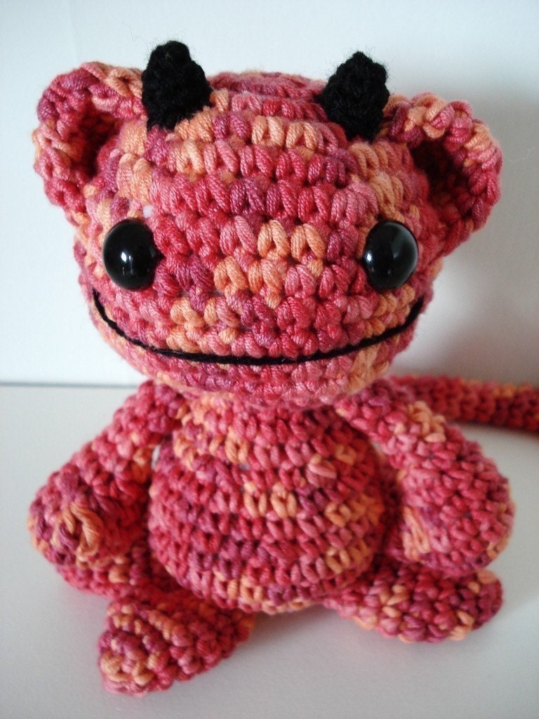 Amigurumi Pattern Little fire demon PDF