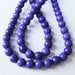 Violet Purple Turquoise Howlite Round Beads 6mm 16 Inch Strand /Only Beads Not Finished Jewelry