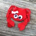 Crab Ribbon Sculpture Hair Clip - Toddler Hair Bows - Girls Hair Accessories... Free Shipping Promo