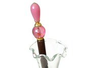 Pink Hairstick, Pink Hair Accessories, Prom Hair Acccesories