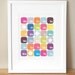 Alphabet Nursery Art - 'Now I Know My ABC's' - 8x10 Alphabet Print in 'Sweet'