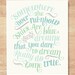 Somewhere Over the Rainbow - 5x7 Nursery Art Print