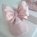Pink Baby Shoes, Mary Janes, Toddler Flats, Flower Girl Shoes,Christening Shoes,CINDERELLA, Bobka Shoes by BobkaBaby