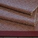 Hand Woven Wool Area Rug,  Handwoven Floor Runner, 3' x 5,' Diagonal Basket Weave