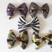 Geometric Print Hair Bow, Birthday Women Girls Teens