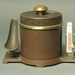 Authentic BRADLEY and HUBBARD 1920s-40s Humidor with original glass insert and sponge