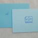 three fish accent stamp