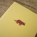Dinosaur Notebook - Triceratops Cahier