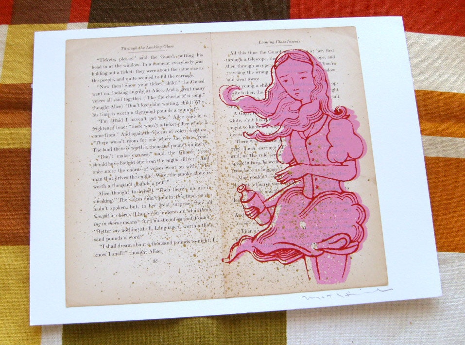 Alice In Wonderland LitKids Print