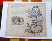 Alice in Wonderland LitKids Print - Silver