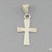 Vintage Cross Pendant Sterling Silver 925 3D