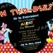PRINTABLE Mickey Mouse Birthday Invitation - 4x6 or 5x7 Digital File